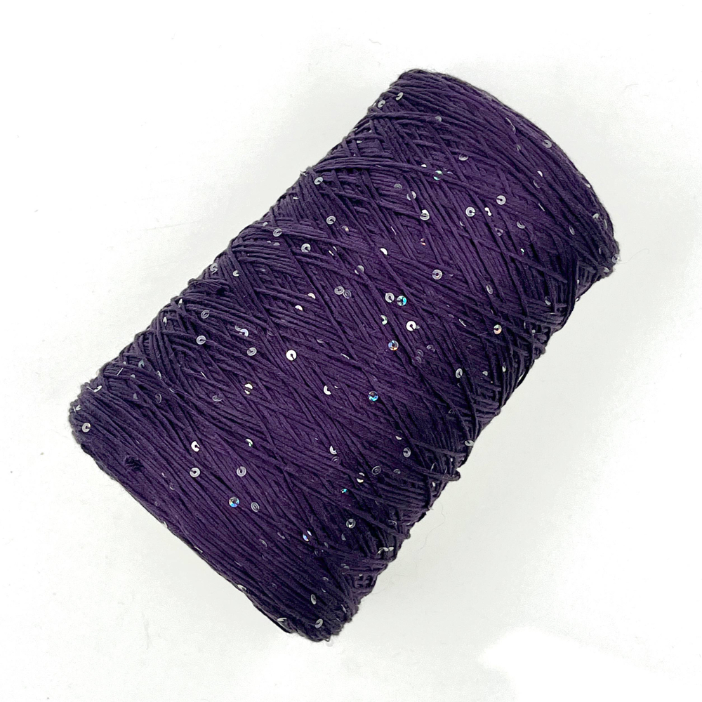 Сток для колл Brunello Cuc, хлопок 85% кашемир15%, 400 м в 100 гр (баклажан)