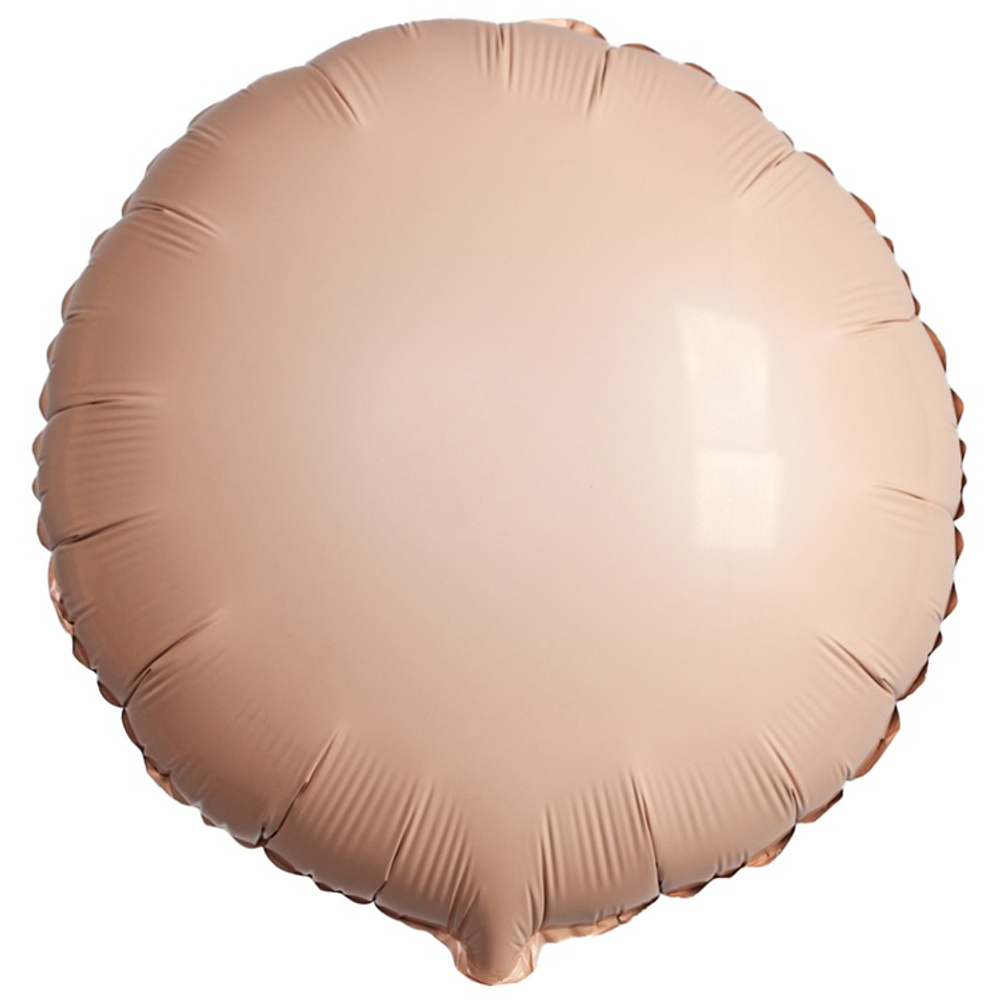 Шар фольгированный Круг 46 см (Розовый)