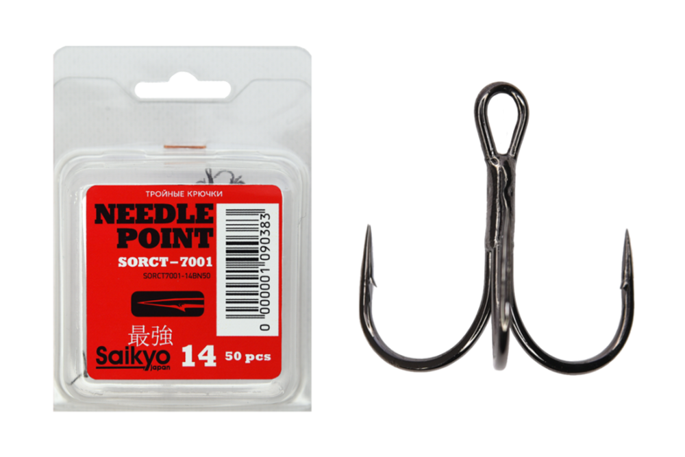 Крючки Saikyo тройн.7001BN № 14 (50шт)