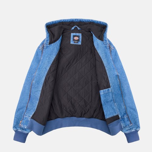 Куртка мужская Dickies Hooded Denim Jacket артикул:DK0A89FBCLB1 - купить в магазине Дайс