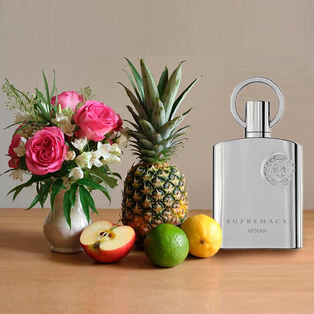 Afnan Supremacy Silver Pour Homme — парфюмерная вода для мужчин. Изображение by Gigachat