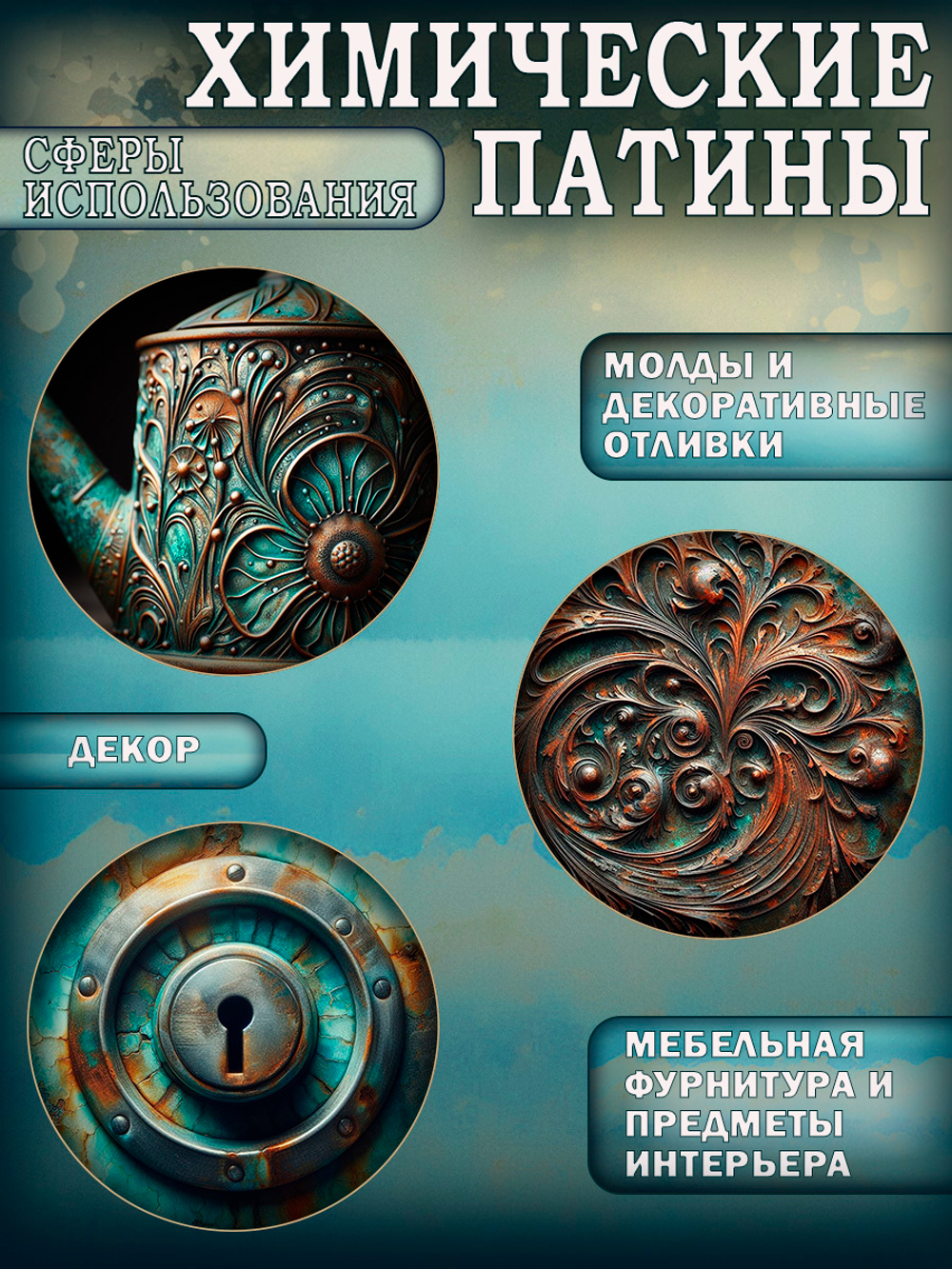 Набор химических патин