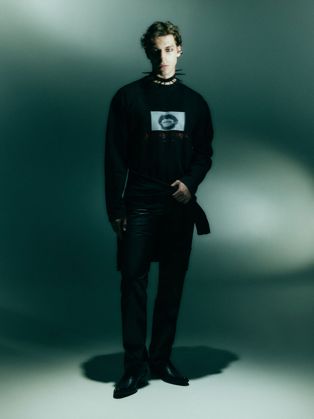 Лонгслив Vampires, черный