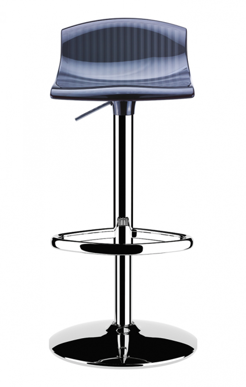 Стул прозрачный барный Siesta Contract Aria, черный