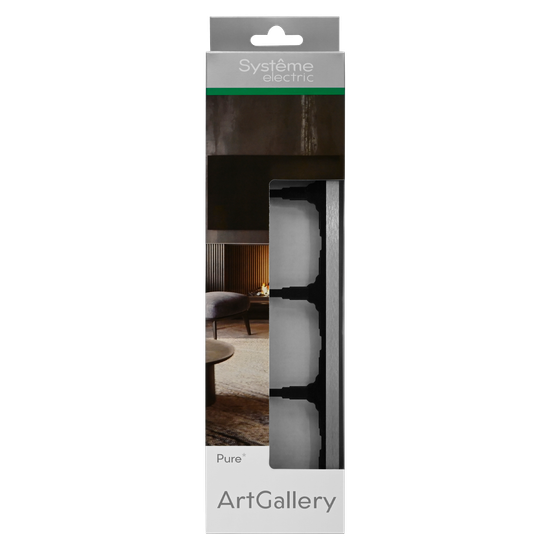 Рамка 4-м ArtGallery Pure метал. алюм. SE GAL312104