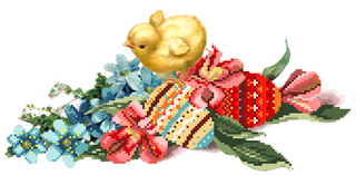 "Светлый праздник"-4159 ткань с нанесенным рисунком