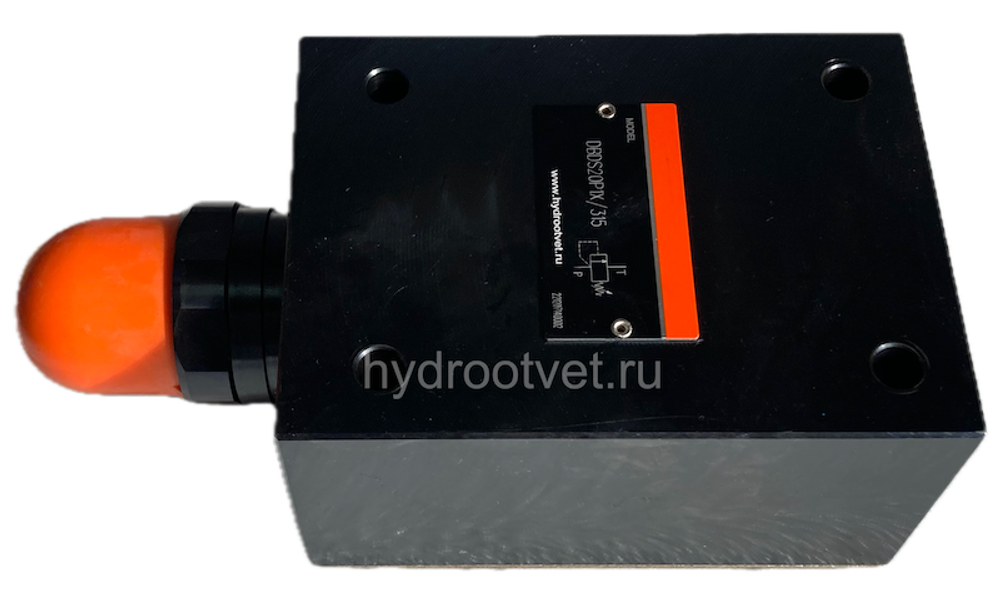 DBDS10P1X/100 - Предохранительный клапан прямого управления Ду10, давление регулировки до 100 бар, тип монтажа - на плиту, элемент регулировки S = винт