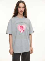 Футболка (Team Mr.Darcy), светло-серый меланж