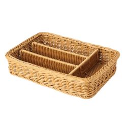 Контейнер для столовых приборов 4 отд., ротанг, P.L. Proff Cuisine