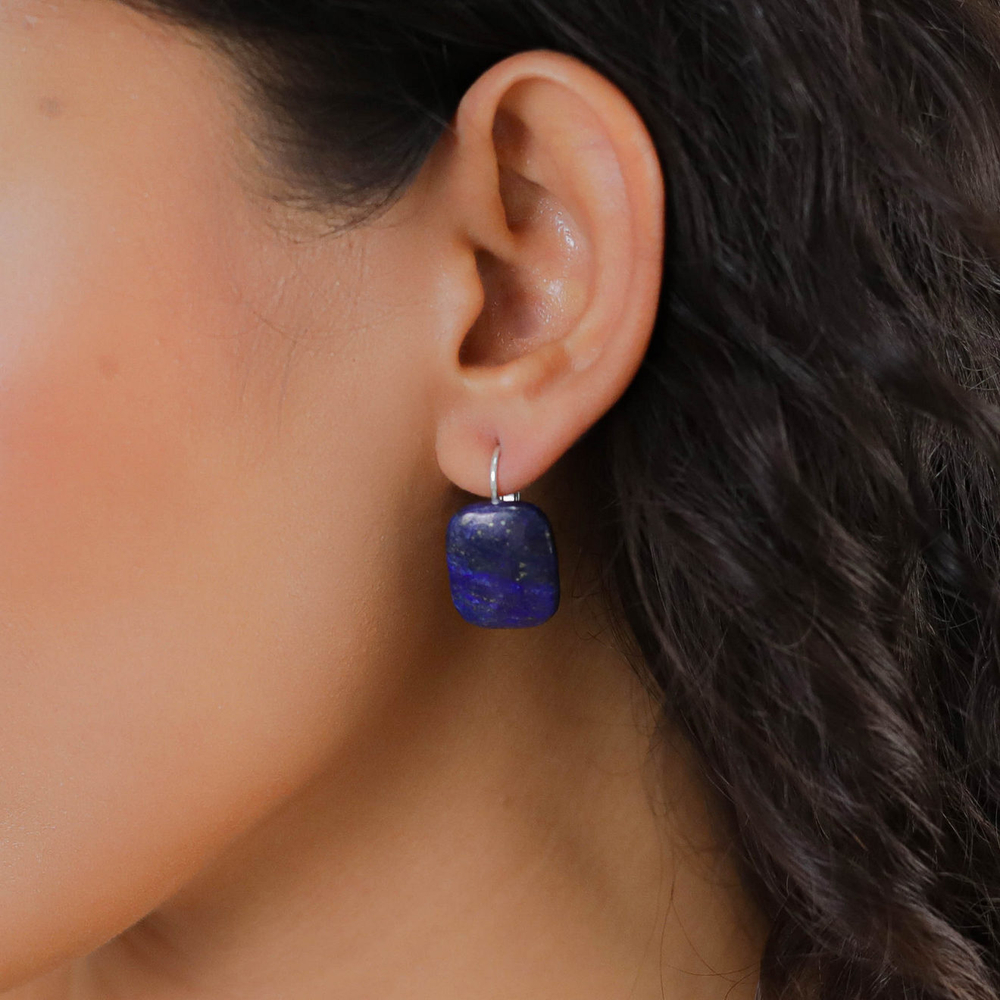 Серьги Nature Bijoux, Pacifique, с лазуритом, NB26.1-12-90654 (синий)