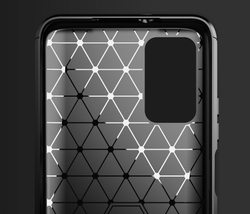 Мягкий защитный чехол на смартфон Xiaomi Redmi 9T, серии Carbon от Caseport