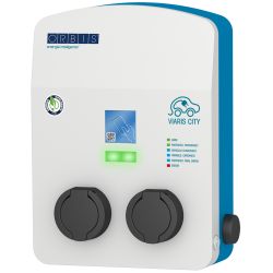 Зарядная станция Orbis VIARIS CITY 2х22 кВт с розеткой Т2 (OB94T4363)