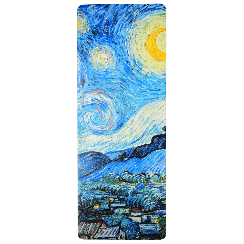 Каучуковый коврик для йоги Van Gogh 185*68*0,5 см нескользящий