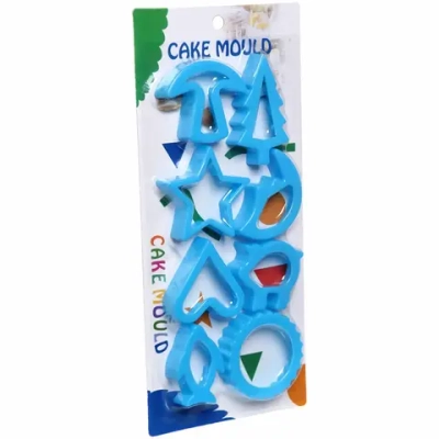 Форма для печенья 8шт микс цветов