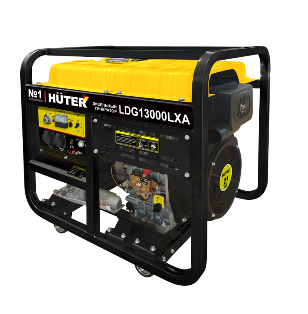 Дизельный генератор (9.5 кВт) LDG 13000LXА Huter