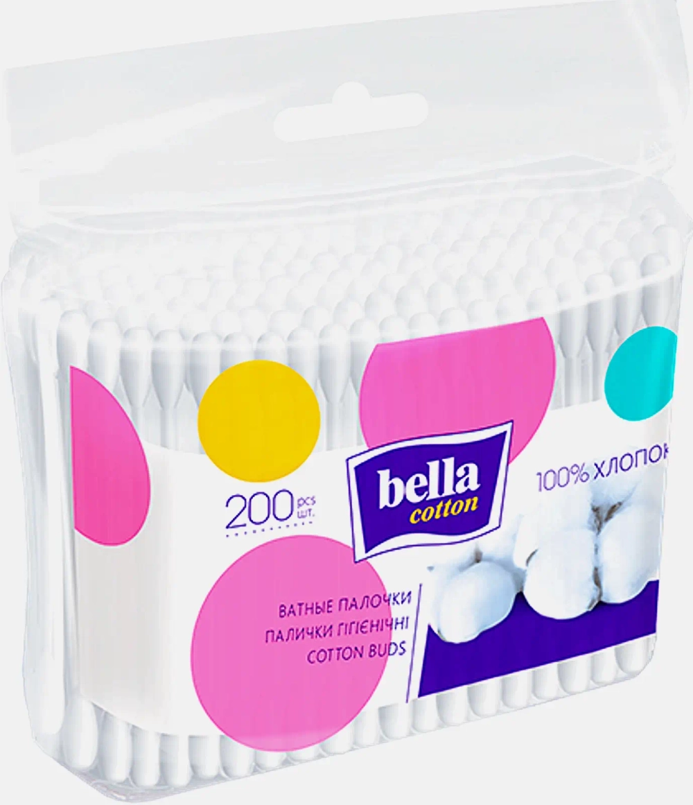Ватные палочки Bella Cotton 200шт