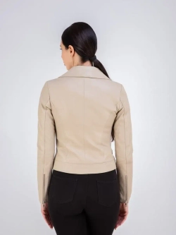 Кожаная куртка демисезонная косуха