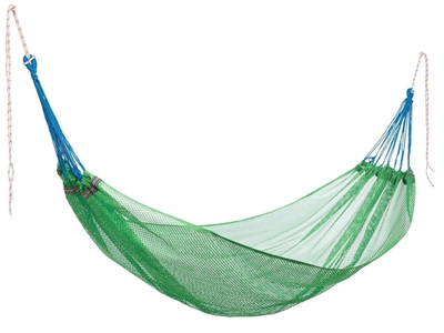 Гамак-сетка (поливискоза) 200*120см с чехлом HM-200 (зеленый)