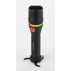 Светодиодный фонарь АРМИЯ РОССИИ MB-902 Буря ручной на батарейках с диммером регулируемый фокус встроенный светильник