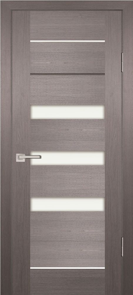 Дверь PS-18 / Цвет Грей Мелинга / белый сатинат / Двери PROFILO PORTE