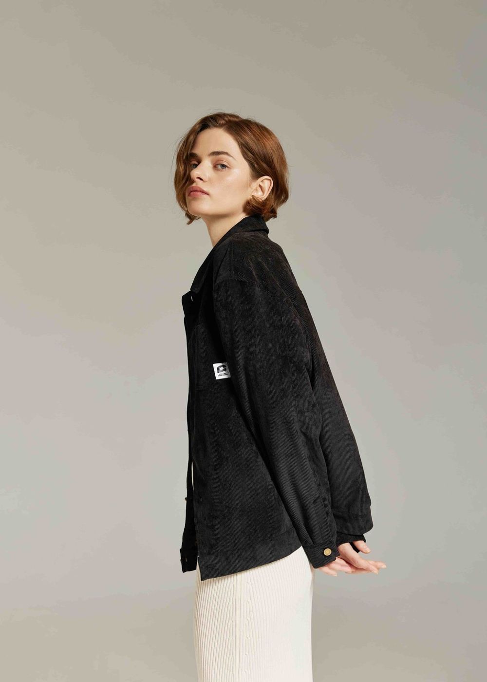 Куртка Called a Garment Corduroy work Угольно-черная