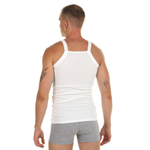 Мужская майка на узких бретелях (Размер: XXL) (Цвет: черный)