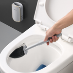 Ершик для унитаза силиконовый подвесной с подставкой