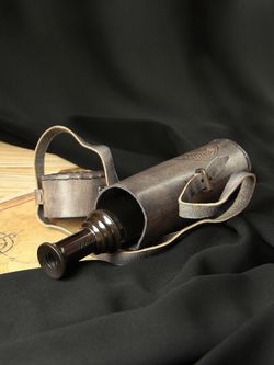 Nautical Подзорная труба в кожаном футляре