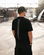 Футболка свободного кроя, черный, размер XXXL