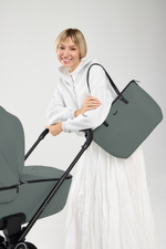 Детская коляска Rant Teo Soft 3 в 1 с автокреслом Evomax Grey Olive