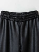 Брюки палаццо "Уголь" 7+