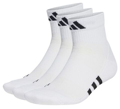 Теннисные носки Adidas Performance Cushioned Mid-Cut Socks 3P - White