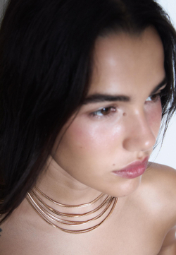 STRADIVARIUS Ожерелье из цепочек, золотой