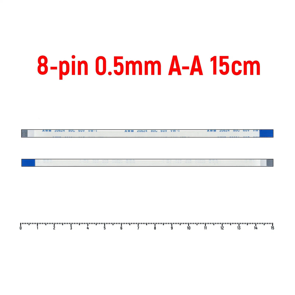 Шлейф тачпада Asus X507, X507L, X507M, 8 pin, 15cm