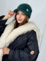 Шапка кепи зимняя с козырьком