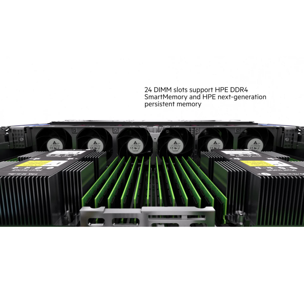 Стоечный сервер - HP Enterprise ProLiant DL380 Gen10, 2U, 8x 2.5“, 1x Xeon[4215R] 8 Cores, 32Gb, P40425-B21