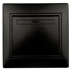 Переключатель Intro Plano 1-108-05 промежуточный, 10А-250В, IP20, СУ, антрацит