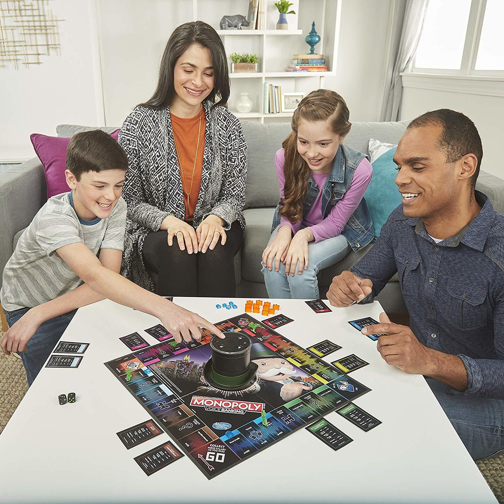 Hasbro: Игра настольная Монополия Голосовое управление E4816 — Voice Banking Electronic Family Board — Хасбро