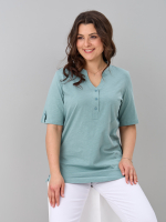 Блузка БЛ-122/фламли-шалфей