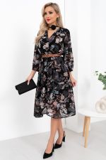 Платье Адель (черный) Р11-2003 Nikol (Акция)