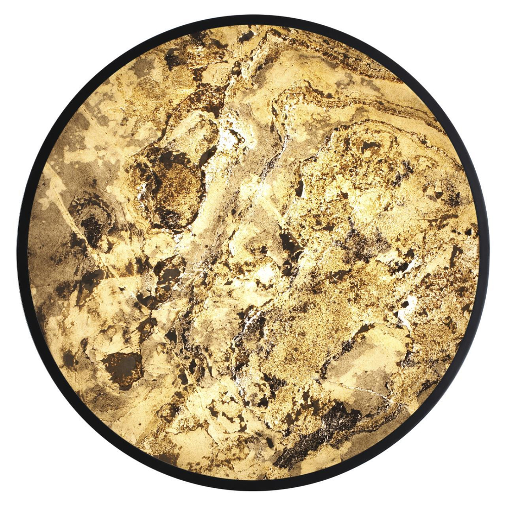 5064/50L L-VISION ODL24 531 черн./серо-беж./металл/натур.камень/акрил Настенный светильник с переключ.цветов.темпер. LED 50W 3000К/4000K/6000K BERGI