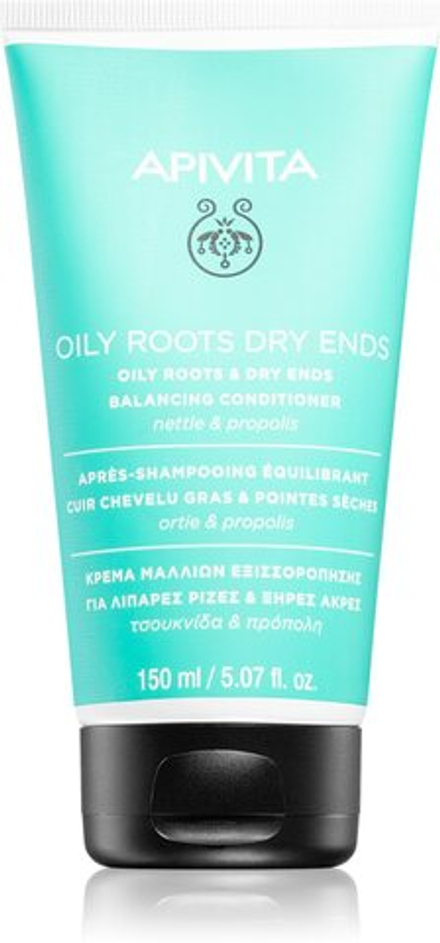 Apivita Holistic Hair Care Nettle & Propolis - кондиционер для жирной кожи головы и сухих кончиков /   150  ml  / GTIN 5201279071738