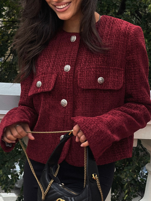 Твидовый жакет