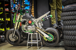 Питбайк JMC 160 Motard рама фрезерованный алюминий (2010)