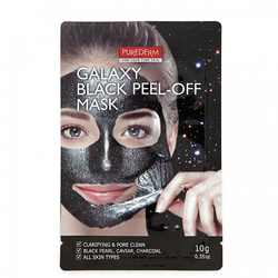 Purederm Galaxy Black Peel-off Mask маска-пленка для глубокого очищения пор