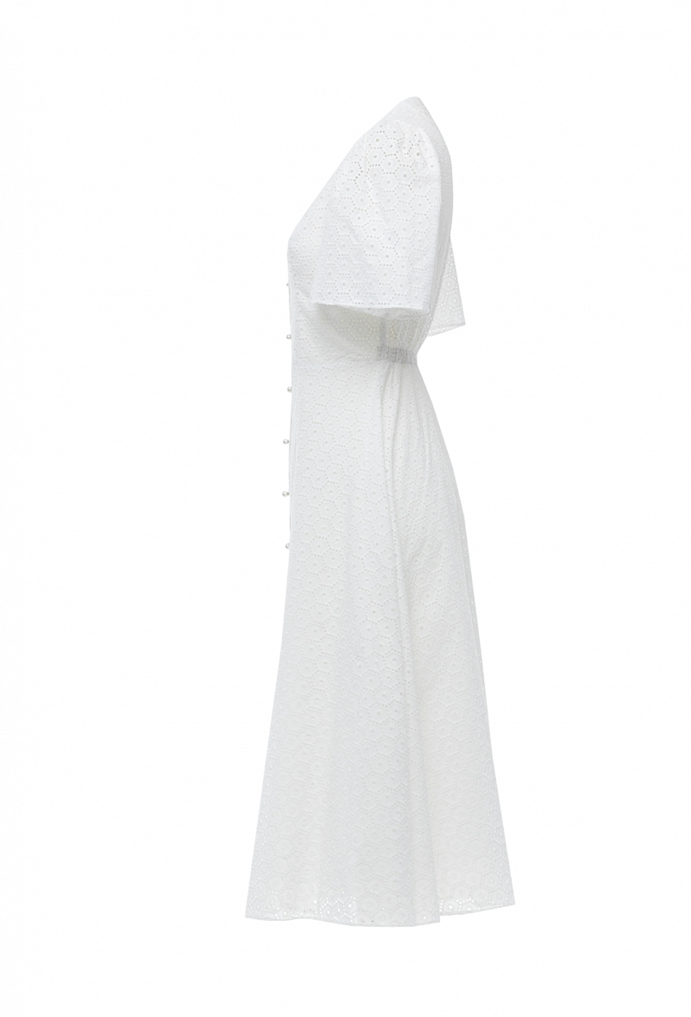 Хлопковое платье белое 06-02-23 SS