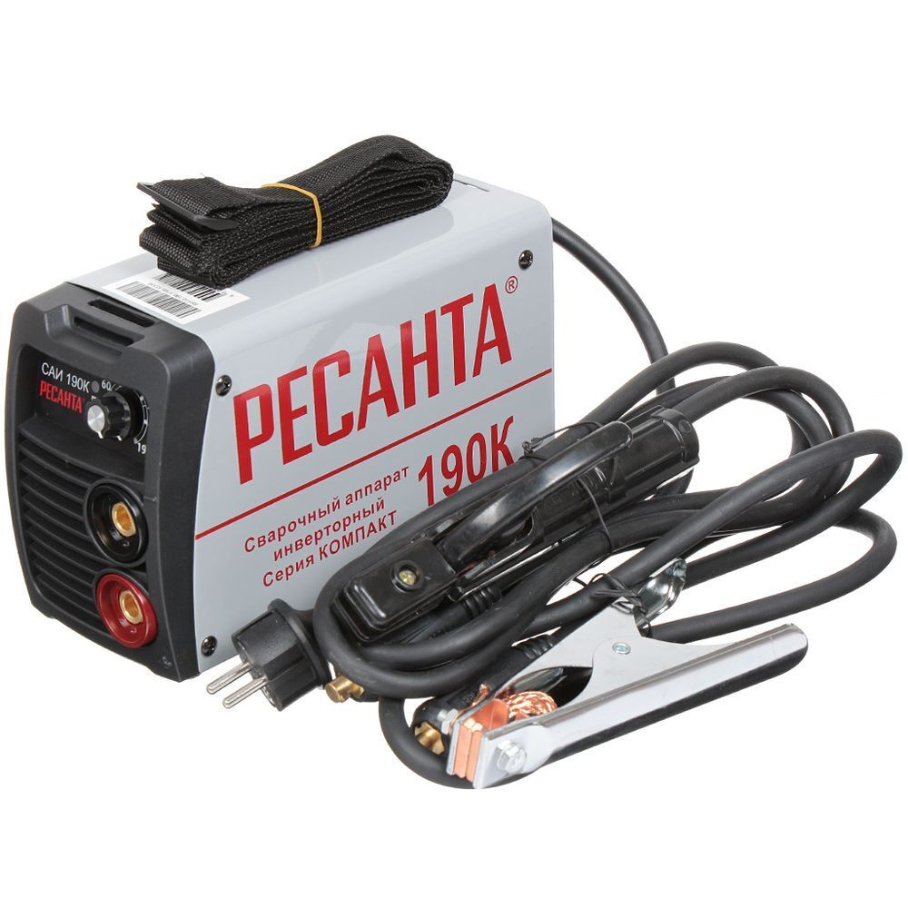 Сварочный аппарат инверт, Ресанта, САИ-190 Компакт, 190 А, электрод