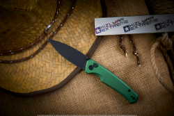 Нож Civivi Altus C20076-5 сталь Nitro-V BlackWash рукоять Green Aluminum