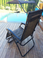 Кресло-шезлонг + Подушка без столика подстаканника Besta Fiesta ZD‑1