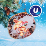 Кошелек детский с цепочкой «Mini Fluffy - Зайчик Рич», цвет розовый, d-12 см